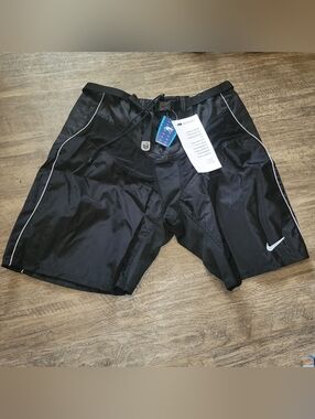 Vtg 1999 Bauer Nike Hockey Shorts  Shell Senior XL Black NWT Deadstock Y2K